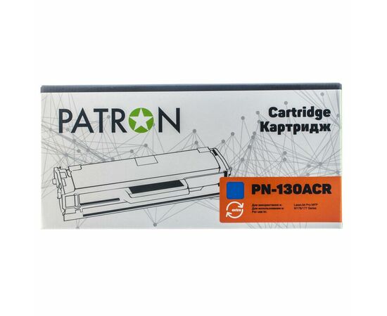 Картридж Patron HP CLJ CF351A для M176/M177 Cyan, Extra (PN-130ACR), зображення 2 Картридж Patron HP CLJ CF351A для M176/M177 Cyan, Extra (PN-130ACR), зображення 2