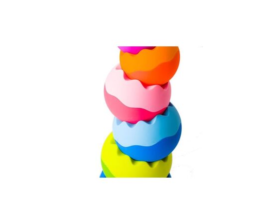 Розвиваюча іграшка Fat Brain Toys Пірамідка-балансир Tobbles Neo (F070ML), зображення 4 Розвиваюча іграшка Fat Brain Toys Пірамідка-балансир Tobbles Neo (F070ML), зображення 4