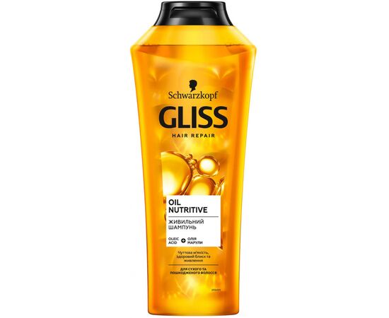 Шампунь Gliss Oil Nutritive для сухого та пошкодженого волосся 400 мл (9000100549837)