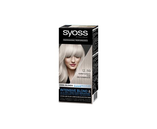 Фарба для волосся Syoss 12-59 Холодний Платиновий блонд 115 мл (9000101210521)
