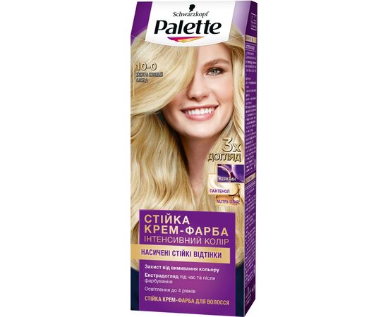 Фарба для волосся Palette 10-0 Екстрасвітлий блонд 110 мл (9000101607451)