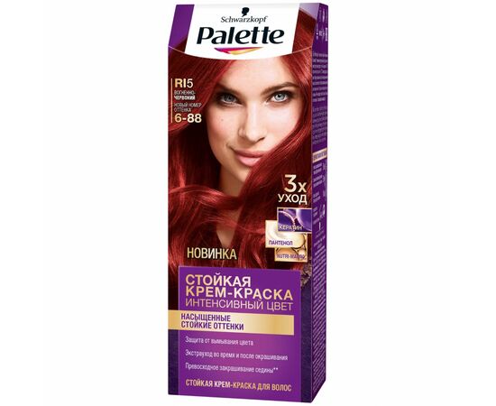 Краска для волос Palette 6-88 Огненно-красный 110 мл (3838824023564)