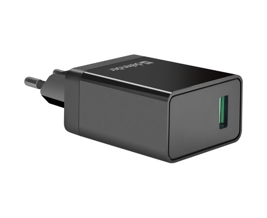 Зарядное устройство Defender UPA-101 black, 1 USB, QC 3.0, 18W (83573), изображение 2 Зарядное устройство Defender UPA-101 black, 1 USB, QC 3.0, 18W (83573), изображение 2