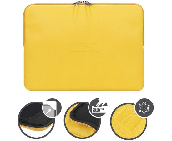 Чехол для ноутбука Tucano 16" Today Sleeve (BFTO1516-Y), изображение 9 Чехол для ноутбука Tucano 16" Today Sleeve (BFTO1516-Y), изображение 9