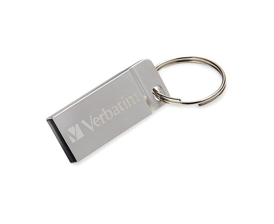 USB флеш накопитель Verbatim 32GB Metal Executive Silver USB 2.0 (98749), изображение 3