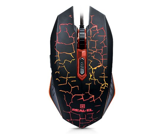 Мышка REAL-EL RM-505 Gaming, black