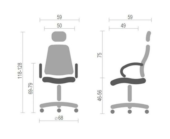 Офисное кресло Аклас КатранCHRL(L)Черное (11642), изображение 6 Офисное кресло Аклас КатранCHRL(L)Черное (11642), изображение 6