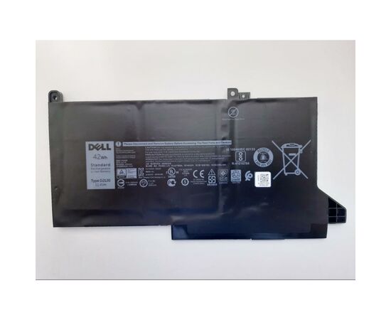 Аккумулятор для ноутбука Dell Latitude 7280 DJ1J0, 42Wh (3500mAh), 3cell, 11.4V, Li-ion (A47436), изображение 2 Аккумулятор для ноутбука Dell Latitude 7280 DJ1J0, 42Wh (3500mAh), 3cell, 11.4V, Li-ion (A47436), изображение 2