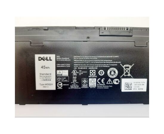 Аккумулятор для ноутбука Dell Latitude E7240 WD52H, 45Wh (5880mAh), 4cell, 7.4V, Li-ion (A47534), изображение 2