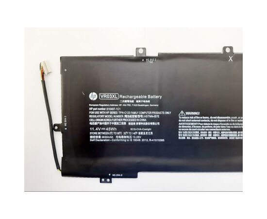 Аккумулятор для ноутбука HP Envy 13-d VR03XL, 45Wh (3830mAh), 3cell, 11.4V, Li-Pol (A47441), изображение 2 Аккумулятор для ноутбука HP Envy 13-d VR03XL, 45Wh (3830mAh), 3cell, 11.4V, Li-Pol (A47441), изображение 2