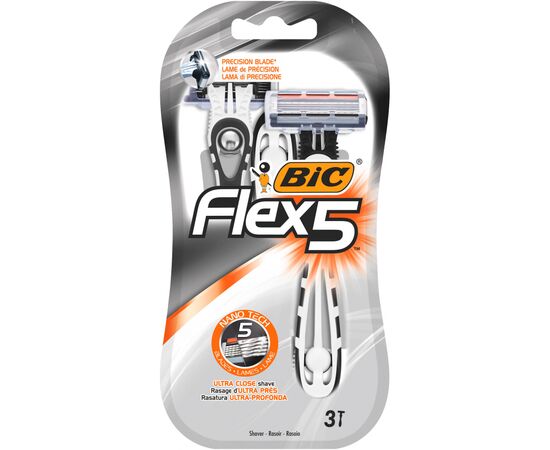 Бритва Bic Flex 5 3 шт. (3086123492868)