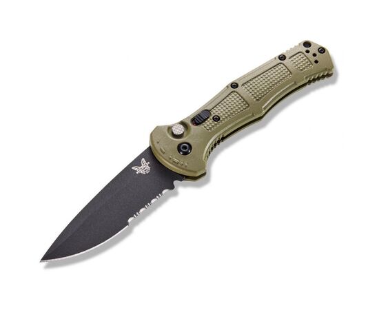 Нож Benchmade Claymore Auto Olive (9070SBK-1), изображение 3 Нож Benchmade Claymore Auto Olive (9070SBK-1), изображение 3