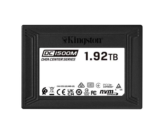 Накопитель SSD U.2 2.5" 1.92TB Kingston (SEDC1500M/1920G)