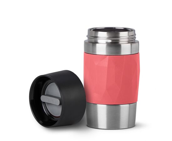 Термокружка Tefal Compact Mug 300 ml Red (N2160410), изображение 9 Термокружка Tefal Compact Mug 300 ml Red (N2160410), изображение 9