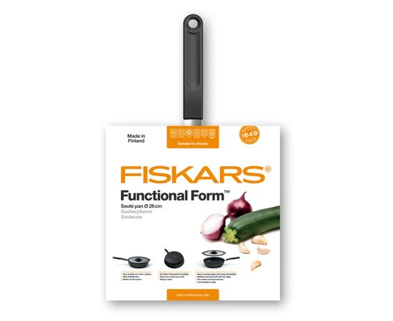 Сотейник Fiskars Form 26 см (1026575), изображение 3 Сотейник Fiskars Form 26 см (1026575), изображение 3