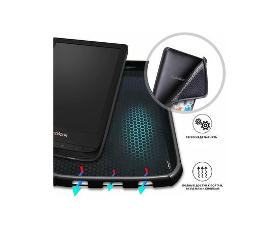 Чехол для электронной книги AirOn Premium PocketBook 606/628/633 picture 6 butterfly (4821784622281), изображение 5 Чехол для электронной книги AirOn Premium PocketBook 606/628/633 picture 6 butterfly (4821784622281), изображение 5