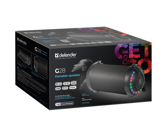 Акустическая система Defender G28 Bluetooth Black (65128), изображение 7 Акустическая система Defender G28 Bluetooth Black (65128), изображение 7