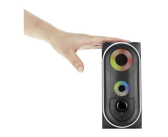 Акустична система HP DHE-6001 LED RGB Black (DHE-6001), зображення 5 Акустична система HP DHE-6001 LED RGB Black (DHE-6001), зображення 5