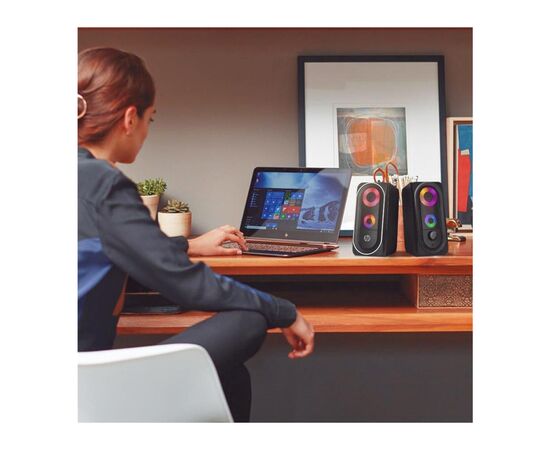 Акустична система HP DHE-6001 LED RGB Black (DHE-6001), зображення 6 Акустична система HP DHE-6001 LED RGB Black (DHE-6001), зображення 6