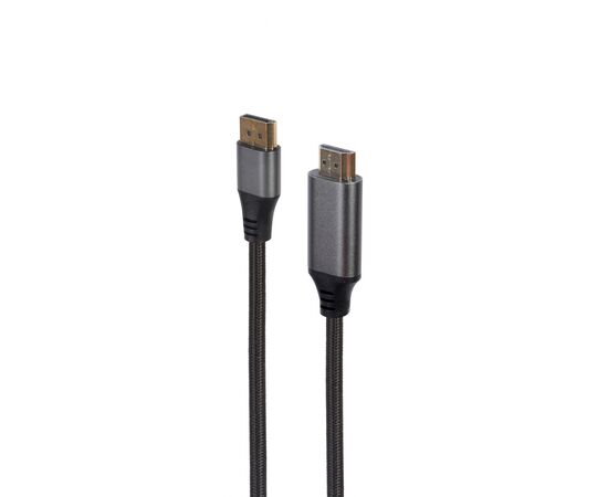 Кабель мультимедийный DisplayPort to HDMI 1.8m 4K 60Hz Cablexpert (CC-DP-HDMI-4K-6)