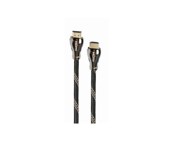 Кабель мультимедийный HDMI to HDMI 1.0m V.2.1 Premium Cablexpert (CCBP-HDMI8K-1M), изображение 3 Кабель мультимедийный HDMI to HDMI 1.0m V.2.1 Premium Cablexpert (CCBP-HDMI8K-1M), изображение 3