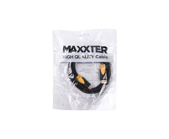 Кабель мультимедийный HDMI to HDMI 1.0m V2.0 Maxxter (VP-HDMI-1M), изображение 2 Кабель мультимедийный HDMI to HDMI 1.0m V2.0 Maxxter (VP-HDMI-1M), изображение 2