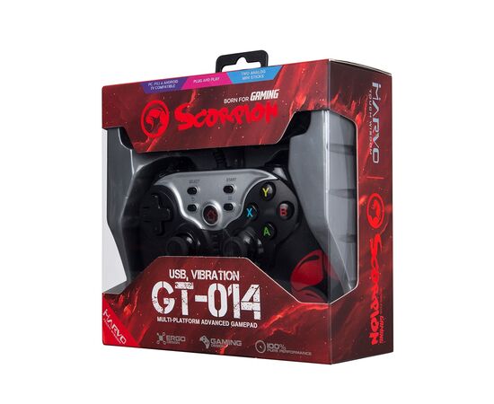 Геймпад Marvo GT-014 PC/PS3/AndroidTV, изображение 4 Геймпад Marvo GT-014 PC/PS3/AndroidTV, изображение 4