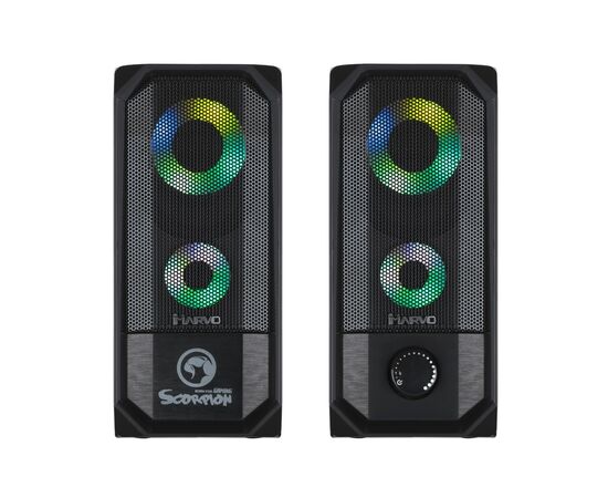 Акустическая система Marvo SG-265 Multi-LED USB Black, изображение 3 Акустическая система Marvo SG-265 Multi-LED USB Black, изображение 3
