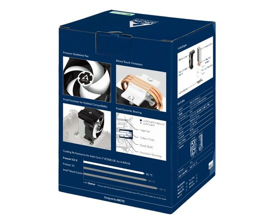 Кулер для процессора Arctic Freezer i13 X (ACFRE00078A), изображение 8 Кулер для процессора Arctic Freezer i13 X (ACFRE00078A), изображение 8