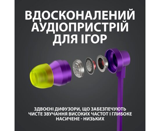 Наушники Logitech G333 Purple (981-000936), изображение 4 Наушники Logitech G333 Purple (981-000936), изображение 4