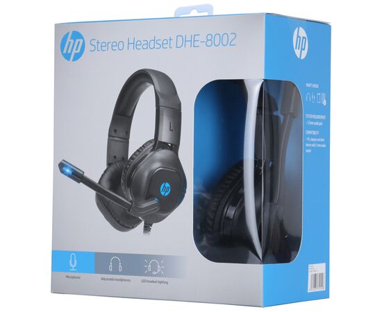 Наушники HP DHE-8002 Gaming Headset Red LED Black (DHE-8002), изображение 8 Наушники HP DHE-8002 Gaming Headset Red LED Black (DHE-8002), изображение 8