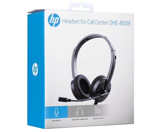 Наушники HP DHE-8009 Black (DHE-8009), изображение 6 Наушники HP DHE-8009 Black (DHE-8009), изображение 6