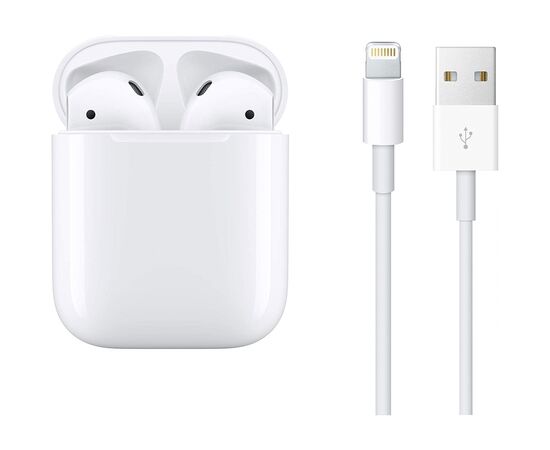 Навушники Apple AirPods with Charging Case (MV7N2TY/A), зображення 7 Навушники Apple AirPods with Charging Case (MV7N2TY/A), зображення 7