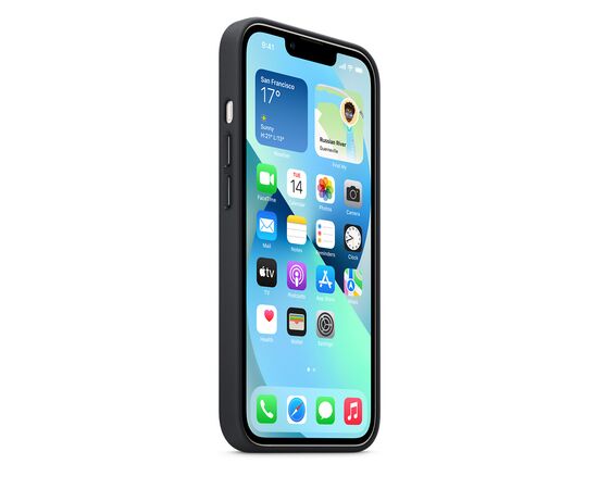 Чехол для моб. телефона Apple iPhone 13 Leather Case with MagSafe - Midnight, Model A2702 (MM183ZE/A), изображение 6 Чехол для моб. телефона Apple iPhone 13 Leather Case with MagSafe - Midnight, Model A2702 (MM183ZE/A), изображение 6