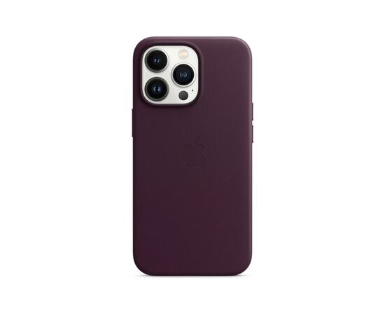 Чехол для моб. телефона Apple iPhone 13 Pro Leather Case with MagSafe - Dark Cherry, Model (MM1A3ZE/A), изображение 2 Чехол для моб. телефона Apple iPhone 13 Pro Leather Case with MagSafe - Dark Cherry, Model (MM1A3ZE/A), изображение 2