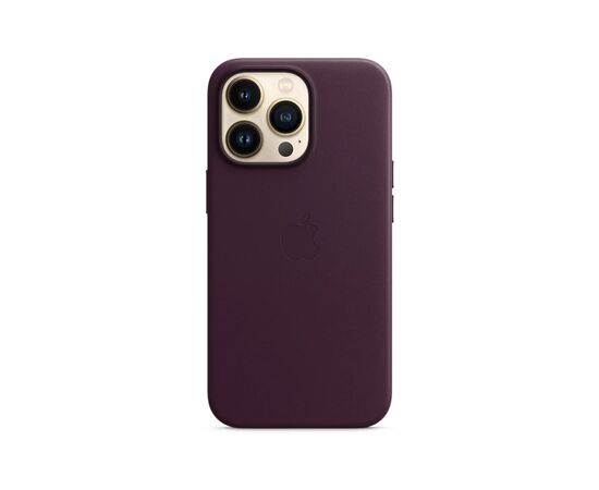 Чехол для моб. телефона Apple iPhone 13 Pro Leather Case with MagSafe - Dark Cherry, Model (MM1A3ZE/A), изображение 3 Чехол для моб. телефона Apple iPhone 13 Pro Leather Case with MagSafe - Dark Cherry, Model (MM1A3ZE/A), изображение 3
