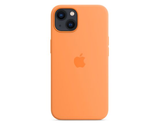 Чехол для моб. телефона Apple iPhone 13 Silicone Case with MagSafe Marigold, Model A2706 (MM243ZE/A), изображение 2 Чехол для моб. телефона Apple iPhone 13 Silicone Case with MagSafe Marigold, Model A2706 (MM243ZE/A), изображение 2