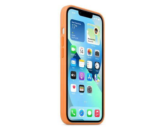 Чехол для моб. телефона Apple iPhone 13 Silicone Case with MagSafe Marigold, Model A2706 (MM243ZE/A), изображение 6 Чехол для моб. телефона Apple iPhone 13 Silicone Case with MagSafe Marigold, Model A2706 (MM243ZE/A), изображение 6