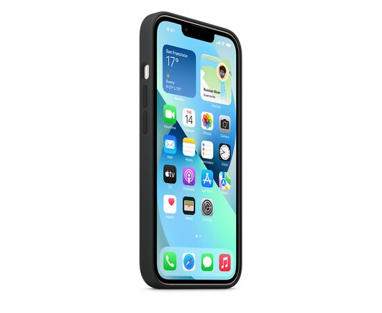 Чохол до моб. телефона Apple iPhone 13 Silicone Case with MagSafe Midnight, Model A2706 (MM2A3ZE/A), зображення 6 Чохол до моб. телефона Apple iPhone 13 Silicone Case with MagSafe Midnight, Model A2706 (MM2A3ZE/A), зображення 6