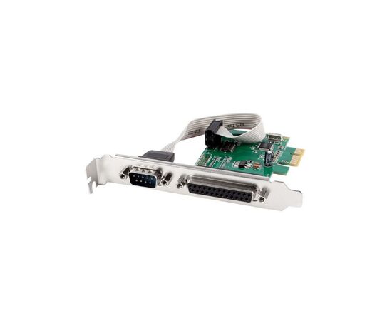 Контролер Gembird PCIe for COM and LPT low profile (PEX-COMLPT-01)