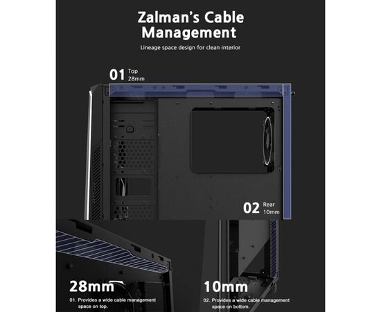 Корпус Zalman K1REV.B, зображення 8 Корпус Zalman K1REV.B, зображення 8