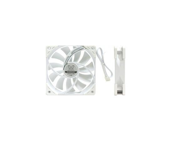 Кулер для корпуса Scythe Kaze Flex 120 White PWM (KF1225FD18W-P), изображение 2 Кулер для корпуса Scythe Kaze Flex 120 White PWM (KF1225FD18W-P), изображение 2