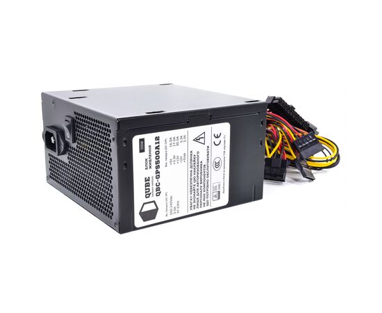 Блок питания Qube 500W (QBC-GPS500A12), изображение 2 Блок питания Qube 500W (QBC-GPS500A12), изображение 2