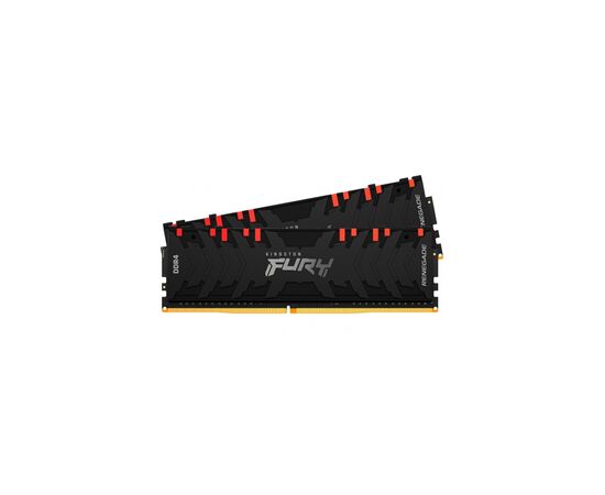 Модуль памяти для компьютера DDR4 16GB (2x8GB) 4000 MHz Renegade RGB Black Kingston Fury (ex.HyperX) (KF440C19RBAK2/16), изображение 2 Модуль памяти для компьютера DDR4 16GB (2x8GB) 4000 MHz Renegade RGB Black Kingston Fury (ex.HyperX) (KF440C19RBAK2/16), изображение 2