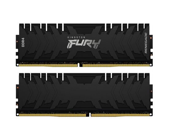 Модуль памяти для компьютера DDR4 16GB (2x8GB) 4266 MHz Renegade Black Kingston Fury (ex.HyperX) (KF442C19RBK2/16)