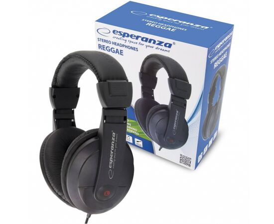 Навушники Esperanza Reggae Black (EH120), зображення 3 Навушники Esperanza Reggae Black (EH120), зображення 3