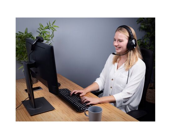 Наушники Trust Ozo Over-Ear USB Headset Black (24132), изображение 5 Наушники Trust Ozo Over-Ear USB Headset Black (24132), изображение 5