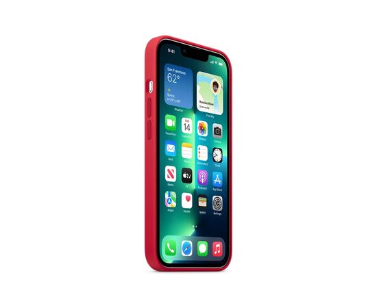 Чехол для моб. телефона Apple iPhone 13 Pro Silicone Case with MagSafe (PRODUCT)RED, Mode (MM2L3ZE/A), изображение 5 Чехол для моб. телефона Apple iPhone 13 Pro Silicone Case with MagSafe (PRODUCT)RED, Mode (MM2L3ZE/A), изображение 5