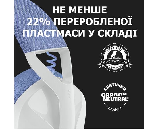 Наушники Logitech G435 Lightspeed Wireless Gaming Headset White (981-001074), изображение 7 Наушники Logitech G435 Lightspeed Wireless Gaming Headset White (981-001074), изображение 7