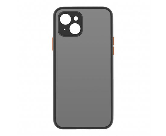 Чехол для моб. телефона MakeFuture Apple iPhone 13 Frame (Matte PC+TPU) Black (MCMF-AI13BK)
